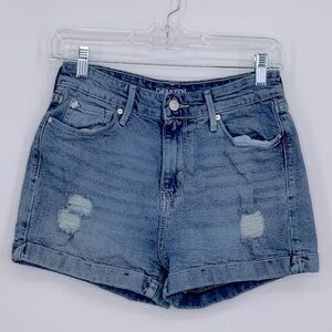 Levi’s Denizen Mom Shorts distressed